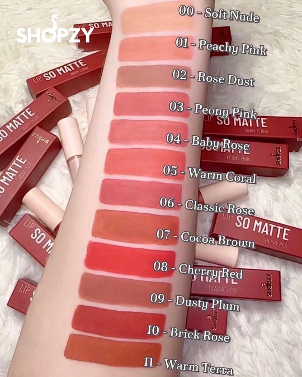 Shopzy ลิปโซแมต - Lip So Matte - Image 5